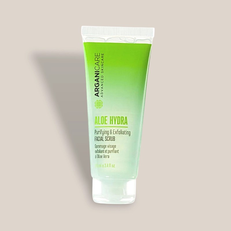 GOMMAGE VISAGE ALOE VERA - ARGANICARE - 100ml