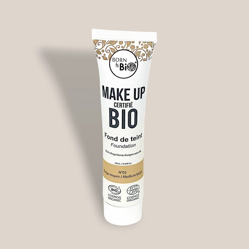 FOND DE TEINT BEIGE MOYEN - BORN TO BIO - 25ml