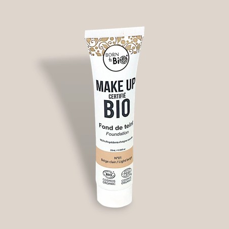 FOND DE TEINT BEIGE CLAIR - BORN TO BIO - 25ml