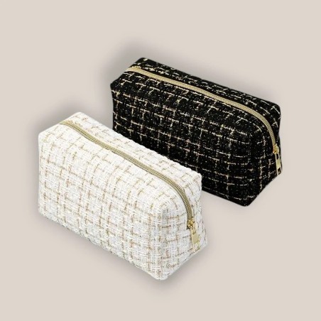 TROUSSE COSMETIQUES BLANCHE OU NOIRE