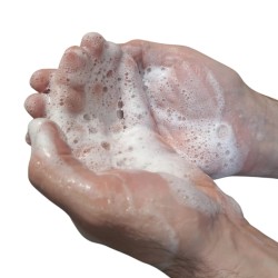 SHAMPOOING LAIT ANESSE BIO - BELL'ANESSE - 250ml - de la mousse dans les mains