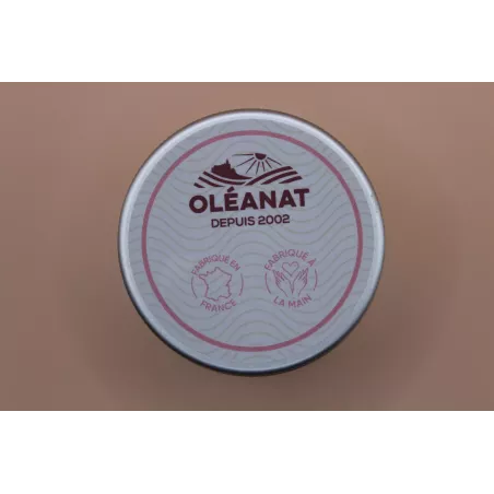 couvercle CRÈME VISAGE AU LAIT D'ÂNESSE – HYDRATATION & DOUCEUR – OLEANAT - 50ml