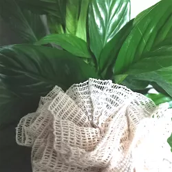 La fleur de douche Naturelle offre une exfoliation douce et agréable.