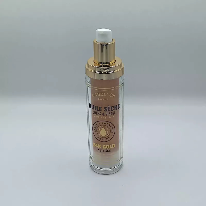 Huile Sèche 24K Gold – Éclat & Hydratation pour une Peau Sublimée