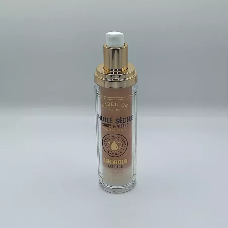 Huile Sèche 24K Gold – Éclat & Hydratation pour une Peau Sublimée