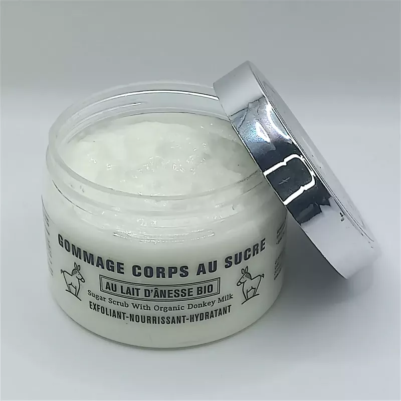 Gommage Revitalisant Sucre et Lait d'ânesse - Bell'ânesse.