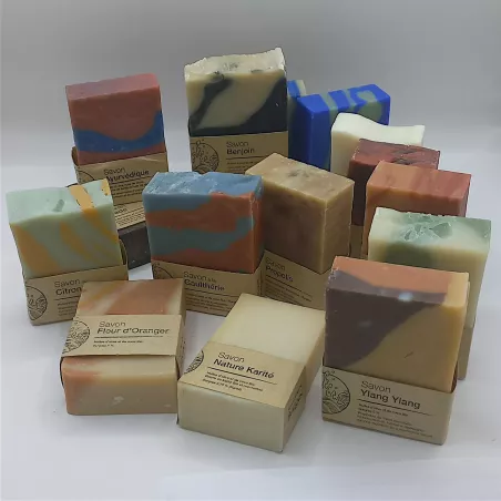 Savon Artisanal Bio 100g - Naturel & Saponifié à Froid