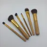 Pinceaux de maquillage manche bambou