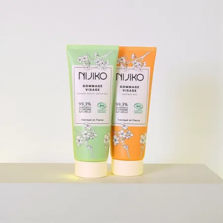 Gommage Visage NIJIKO 75 ml – Exfoliant Bio Doux & Éclat