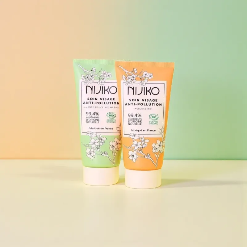 Soin Visage Anti-Pollution NIJIKO – Hydratant & Protecteur