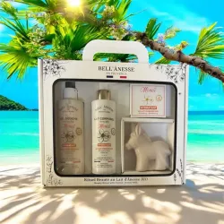 Coffret cadeau au Lait d'ânesse au Monoï