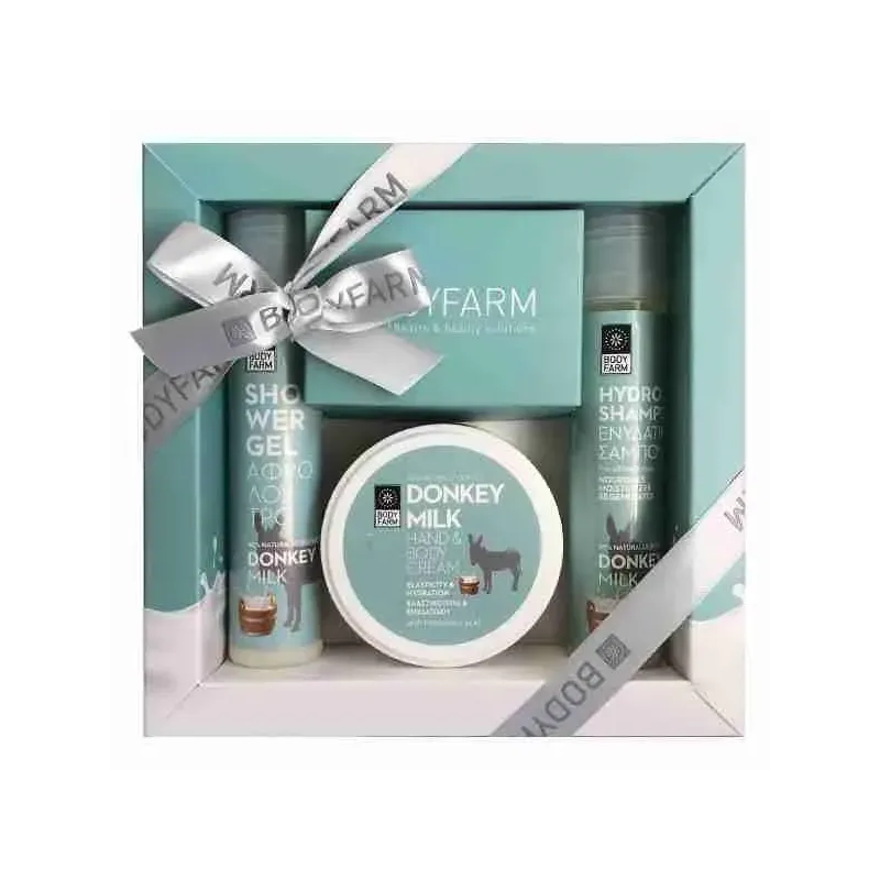 Coffret cadeau 3 pièces au lait d'ânesse