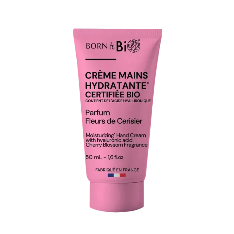 Crèmes mains bio Born to Bio 50ml – Hydratante, Riche & Légère