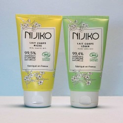 Lait corps bio miel karité NIJIKO – Soin nourrissant intense 99,5% bio