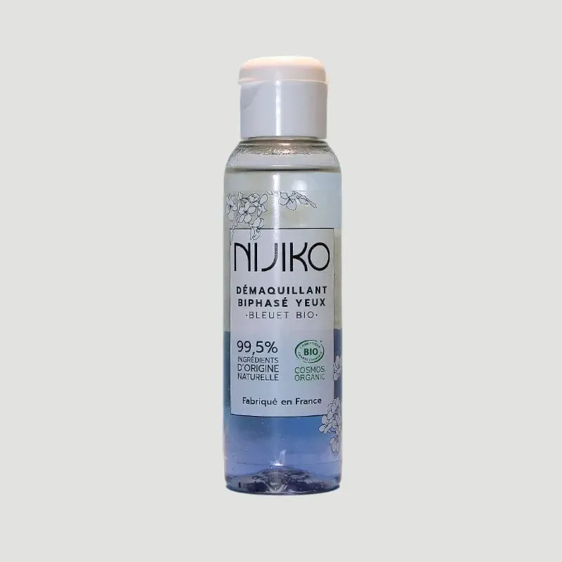 Démaquillant biphasé yeux BIO bleuet NIJIKO 100 ml