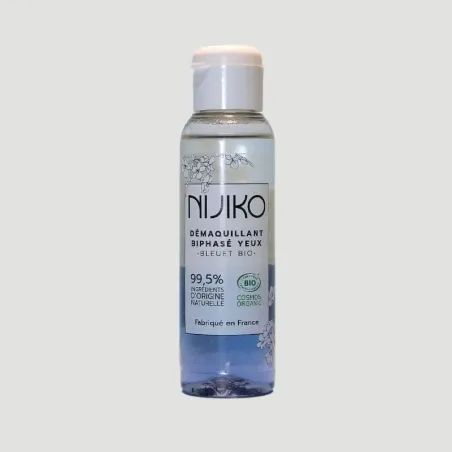 Démaquillant biphasé yeux BIO bleuet NIJIKO 100 ml