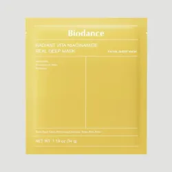 Masque Biodance Radiant Vita Niacinamide – soin éclat teint unifié
