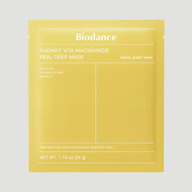Masque Biodance Radiant Vita Niacinamide – soin éclat teint unifié
