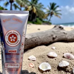 Crème mains monoï Bell'Ânesse ambiance plage été
