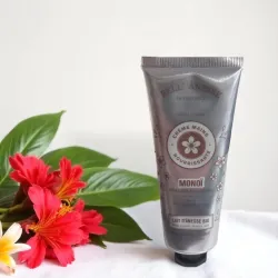 Crème mains monoï Bell'Ânesse fleur hibiscus rouge