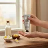 Tube crème mains monoï pressé sur paume Bell'Ânesse
