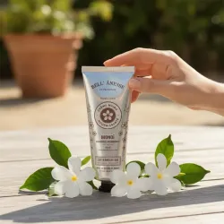 Crème mains monoï Bell'Ânesse fleur tiaré terrasse