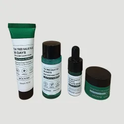 Kit anti-acné Tea Tree 4 soins fond neutre
