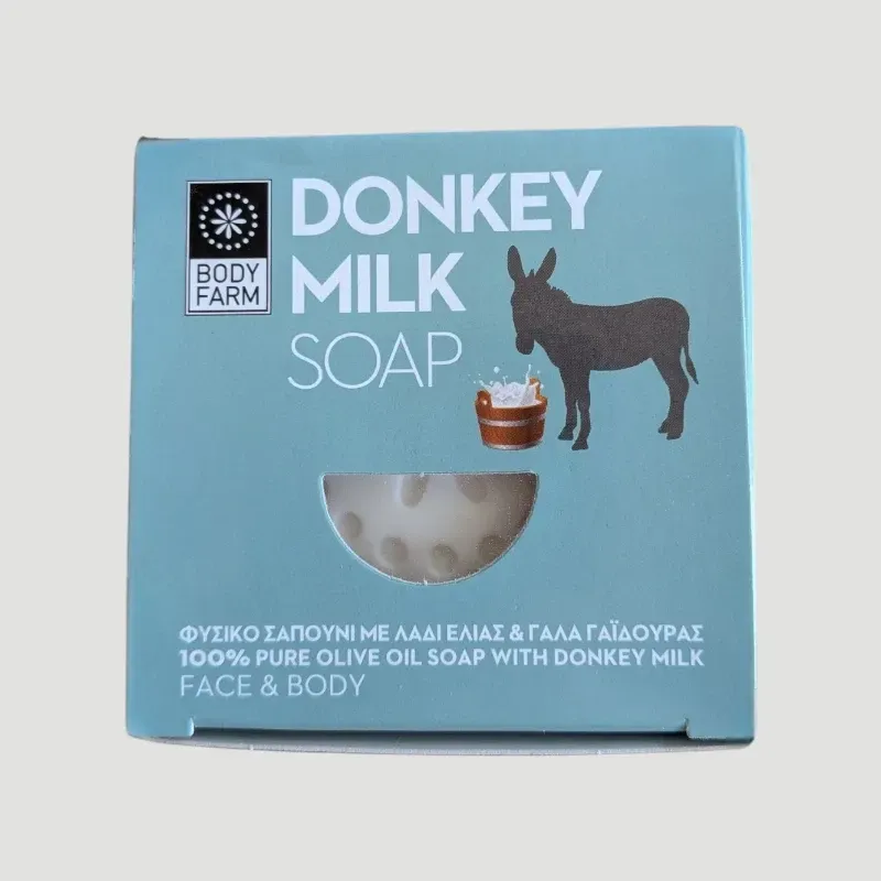 Savon solide lait d'ânesse Body Farm — packaging
