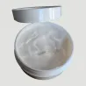 Pot crème mains ouvert texture blanche légère