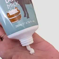 Texture lait corps donkey milk — noisette 200ml