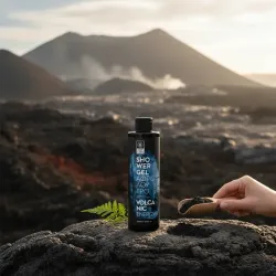 Body Farm Volcanic gel douche homme univers minéral