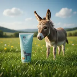 Tube lait corps BIO avec âne — ingrédient star