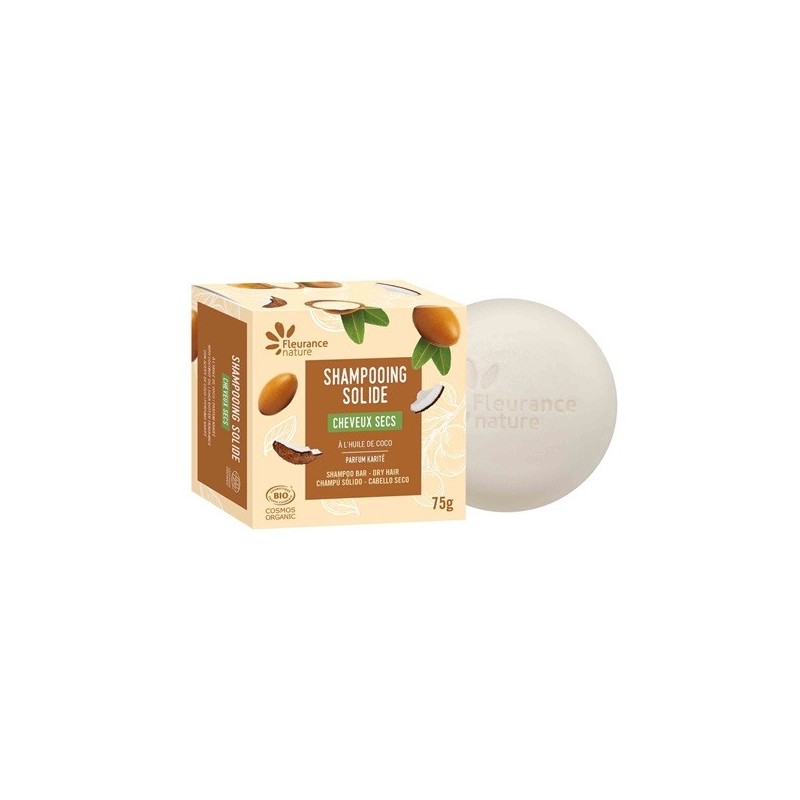 SHAMPOOING SOLIDE CHEVEUX SEC - FLEURANCE NATURE - 75g