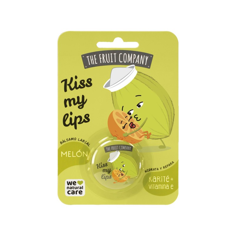 Baume à lèvres melon The Fruit Company pot 10g dans son emballage