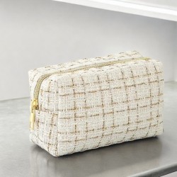 Trousse de Maquillage Élégante en Blanc ou Noir