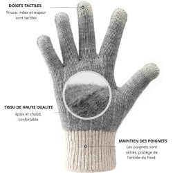 Gants en Laine - Confort et Chaleur Taille S