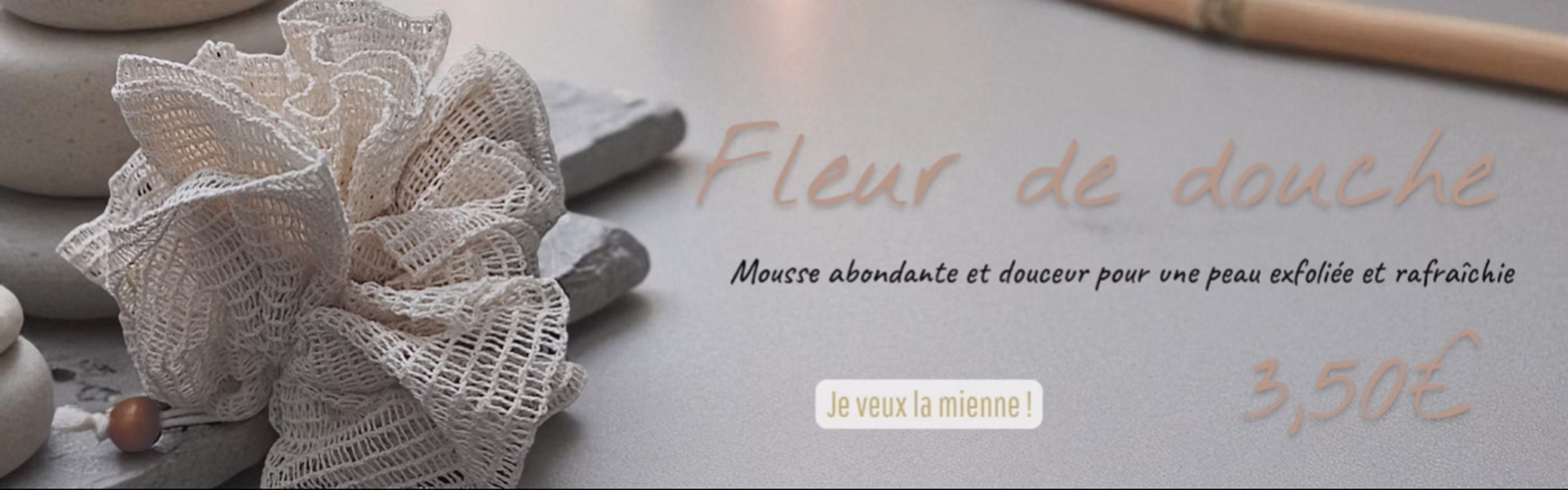 fleur de douche naturelle